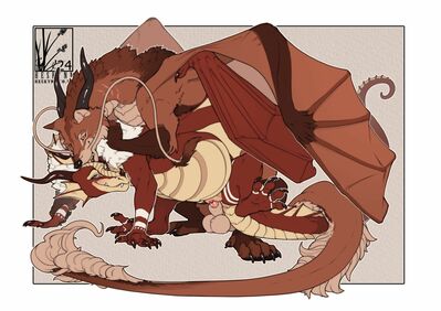 Breeding Season
art by p-sebae
Keywords: eastern_dragon;dragon;dragoness;male;female;feral;M/F;penis;from_behind;vaginal_penetration;p-sebae