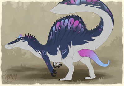 Spinosaurus
art by paleopunk or oliver.lutro
Keywords: dinosaur;theropod;spinosaurus;male;feral;solo;penis;paleopunk;oliver.lutro
