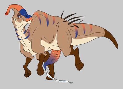 Parasaurolophus
art by partyingparasaur
Keywords: dinosaur;hadrosaur;parasaurolophus;male;feral;solo;penis;spooge;partyingparasaur