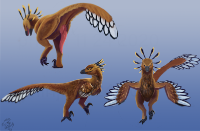 Deinonychus
art by phinja
Keywords: dinosaur;theropod;raptor;deinonychus;male;feral;solo;penis;phinja
