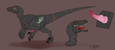 Talma Reference
art by queerreptilian
Keywords: dinosaur;theropod;raptor;male;feral;solo;penis;closeup;reference;queerreptilian