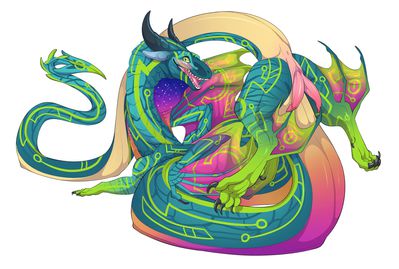 Spiral Dragon
art by qwertydragon
Keywords: flight_rising;dragon;spiral_dragon;male;feral;solo;penis;hemipenis;qwertydragon