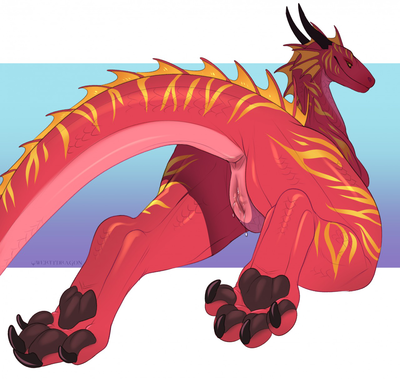 Paws and Haunches
art by qwertydragon
Keywords: dragoness;female;feral;solo;vagina;spooge;qwertydragon