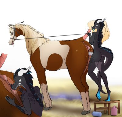 Rain and Xero
art by qzl
Keywords: cartoon;rain;dragon;furry;equine;horse;male;female;feral;anthro;M/F;penis;from_behind;vaginal_penetration;oral;spooge;qzl