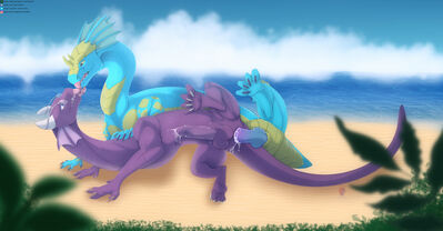 Sex on the Beach
art by radioactive_froxi
Keywords: eastern_dragon;dragon;male;feral;M/M;penis;spoons;anal;ejaculation;spooge;beach;radioactive_froxi