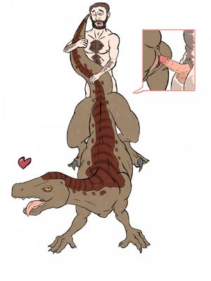 Sex With A Raptor
art by raletheotter
Keywords: beast;dinosaur;theropod;raptor;female;feral;human;man;male;M/F;penis;vagina;from_behind;closeup;spooge;raletheotter