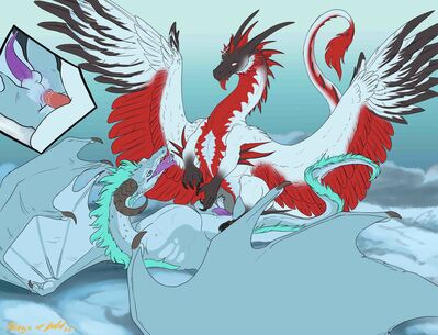 Slow Ride
art by raventalons
Keywords: dragon;male;feral;M/M;penis;cowgirl;anal;closeup;spooge;raventalons