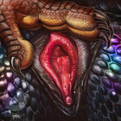 Spread Dragoness
art by red-izak
Keywords: dragon;dragoness;male;female;feral;M/F;vagina;spread;closeup;red-izak
