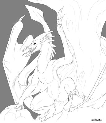Looking For Something
art by redraptor16
Keywords: dragoness;wyvern;female;feral;solo;vagina;redraptor16