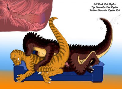 Raptor Sex (Color)
art by redraptor16
Keywords: dinosaur;theropod;raptor;deinonychus;male;anthro;M/M;penis;from_behind;anal;internal;redraptor16