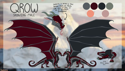 Qrow Skywing (Wings_of_Fire)
art by renkit
Keywords: wings_of_fire;skywing;dragon;male;feral;solo;penis;closeup;reference;renkit