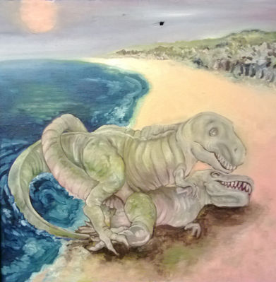 Rex Sex on the Beach
art by stuart_faulkner
Keywords: dinosaur;theropod;tyrannosaurus_rex;trex;male;female;anthro;M/F;from_behind;beach;stuart_faulkner