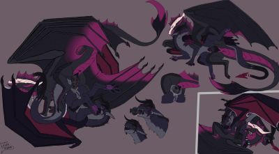Dragons Having Sex
art by rhauxiesaurus
Keywords: dragon;dragoness;male;female;feral;M/F;penis;from_behind;spoons;vaginal_penetration;69;oral;spooge;rhauxiesaurus