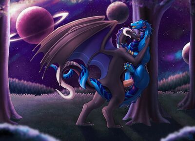 Night Time Fun (Wings_of_Fire)
art by rippletheness
Keywords: wings_of_fire;seawing;dragon;dragoness;male;female;feral;M/F;penis;missionary;vaginal_penetration;spooge;rippletheness