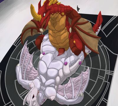 Drago and Wavern (Bakugan)
art by RyuDoruBr
Keywords: anime;bakugan;drago;wavern;dragon;dragoness;male;female;feral;M/F;penis;missionary;vaginal_penetration;spooge;RyuDoruBr