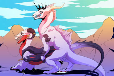 Serving The Dragon King
art by samhyule
Keywords: dragon;dragoness;male;female;feral;M/F;penis;from_behind;spooge;samhyule