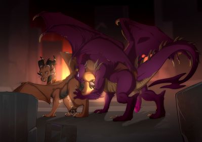 Smitten With Evil
art by schl4fmuetze
Keywords: videogame;spyro_the_dragon;malefor;dragon;dragoness;male;female;feral;M/F;penis;oral;schl4fmuetze