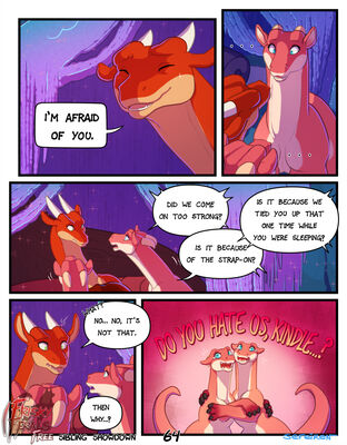 Sibling Showdown, page 64
art by sefeiren
Keywords: comic;dragon;dragoness;kindle;lilith;lily;male;female;feral;M/F;non-adult;frisky-ferals;sefeiren