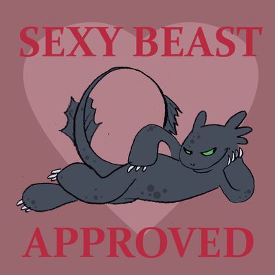 Sexy Beast Approved
unknown artist
Keywords: how_to_train_your_dragon;toothless;night_fury;dragon;feral;male;solo;suggestive;humor