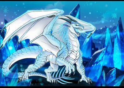 Crystal Lands (Wings_of_Fire)
art by shanna1992
Keywords: wings_of_fire;icewing;dragon;feral;solo;non-adult;shanna1992