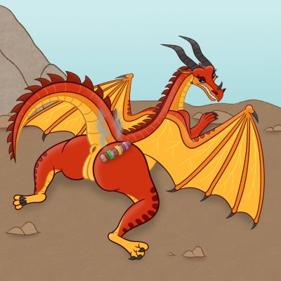 Roasted Buns (Wings_of_Fire)
art by sharkinwaves
Keywords: wings_of_fire;skywing;peril;dragoness;female;feral;solo;vagina;presenting;sharkinwaves
