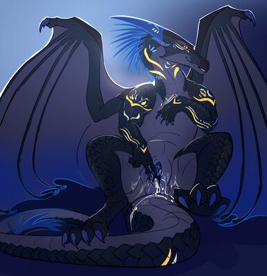 Messy Icewing (Wings_of_Fire)
art by sine_nomine_x
Keywords: wings_of_fire;icewing;dragoness;female;feral;solo;vagina;spread;spooge;sine_nomine_x