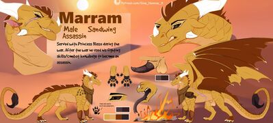 Marram Reference (Wings_of_Fire)
art by sine_nomine_x
Keywords: wings_of_fire;sandwing;dragon;male;feral;solo;penis;reference;closeup;sine_nomine_x