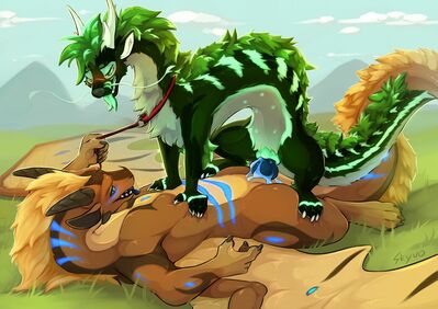 Dragon Rider
art by skyvo
Keywords: eastern_dragon;dragon;dragoness;male;female;feral;M/F;bondage;penis;cowgirl;vaginal_penetration;spooge;skyvo