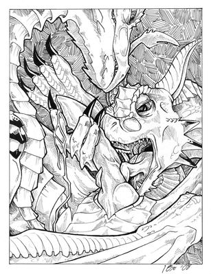 Dragon Lick
art by slash0x
Keywords: dragon;male;feral;M/M;penis;oral;closeup;slash0x