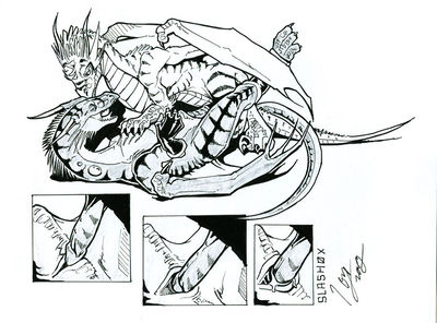 Copulating Dragons
art by slash0x
Keywords: dragon;dragoness;male;female;feral;M/F;penis;cloaca;missionary;cloacal_penetration;closeup;spooge;slash0x