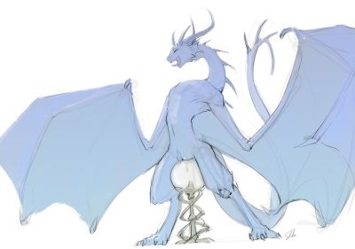 Magic Orb
art by slate
Keywords: dragoness;wyvern;female;feral;solo;missionary;vagina;masturbation;spooge;slate