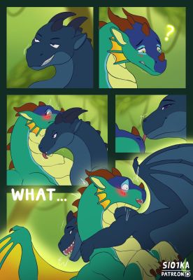 Glory and Deathbringer, page 5 (Wings_of_Fire)
art by slo1ka
Keywords: comic;wings_of_fire;rainwing;nightwing;glory;deathbringer;dragon;dragoness;male;female;feral;M/F;suggestive;slo1ka