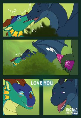 Glory and Deathbringer, page 8 (Wings_of_Fire)
art by slo1ka
Keywords: comic;wings_of_fire;rainwing;nightwing;glory;deathbringer;dragon;dragoness;male;female;feral;M/F;penis;masturbation;ejaculation;spooge;slo1ka