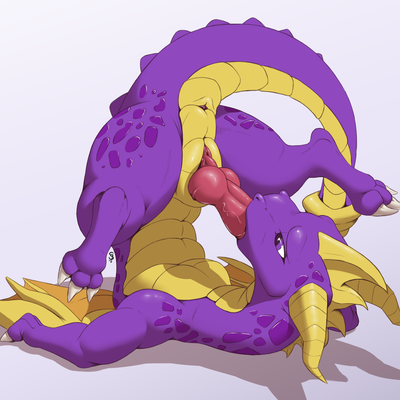 Spyro's Hidden Talent
art by squeeshy
Keywords: videogame;spyro_the_dragon;spyro;dragon;male;anthro;solo;penis;oral;autofellatio;squeeshy