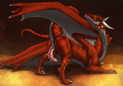 Red Booty
art by stardragon102
Keywords: dragon;male;feral;solo;penis;stardragon102