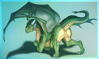 Green Dragoness
art by stickdora
Keywords: dragoness;female;feral;solo;vagina;presenting;spooge;stickdora