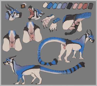 Bluejay Felkin Reference
art by stygimoloch
Keywords: dragoness;felkin;female;feral;solo;dildo;strapon;vagina;closeup;reference;stygimoloch