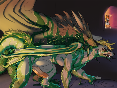 Drakes Mating
art by styxandstoned
Keywords: dragon;male;feral;M/M;penis;from_behind;anal;spooge;styxandstoned