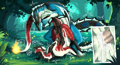Felkin Bred
art by sunhawk12
Keywords: dragon;dragoness;felkin;male;female;feral;M/F;penis;from_behind;vaginal_penetration;closeup;spooge;sunhawk12