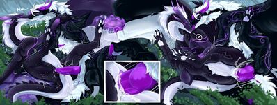 Nova and Azvenauris
art by sunhawk
Keywords: dragon;dragoness;male;female;feral;M/F;penis;spoons;missionary;vaginal_penetration;closeup;spooge;sunhawk12