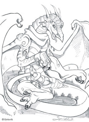 Diadexxus
art by syrinoth
Keywords: dragon;male;feral;solo;penis;tailplay;masturbation;spooge;syrinoth