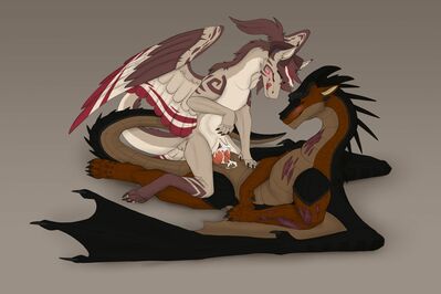 Going For A Little Ride alt (Wings_of_Fire)
art by temerityxd
Keywords: wings_of_fire;mudwing;dragon;dragoness;male;female;feral;M/F;penis;cowgirl;vaginal_penetration;spooge;temerityxd