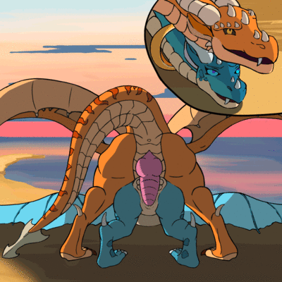 Airowyn and Ragnis Mating.gif
art by terens
Keywords: video;animated_gif;dragon;dragoness;male;female;feral;M/F;penis;from_behind;vaginal_penetration;terens