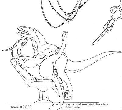 Test Chair
art by dopr
Keywords: dragon;dinosaur;theropod;raptor;male;feral;M/M;penis;missionary;anal;dopr
