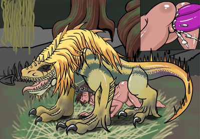 Great Jagras
art by the_handler
Keywords: beast;videogame;monster_hunter;dragon;great_jagras;male;anthro;human;man;male;M/F;penis;from_behind;vaginal_penetration;closeup;spooge;the_handler