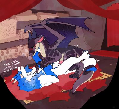 Starflight's Study Session (Wings_of_Fire)
art by TheKoboldKing
Keywords: wings_of_fire;nightwing;starflight;dragon;dragoness;male;female;feral;M/F;penis;missionary;vaginal_penetration;spooge;TheKoboldKing