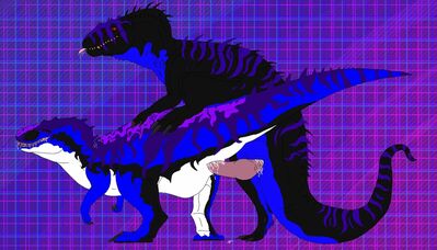 Dinosaurs Mating
art by tiramimoose
Keywords: dinosaur;theropod;male;female;feral;M/F;penis;from_behind;cloacal_penetration;spooge;tiramimoose
