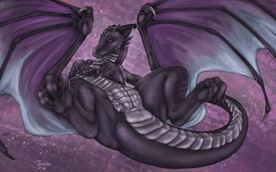 Rub My Belly
art by tochka
Keywords: dragoness;female;feral;solo;vagina;tochka