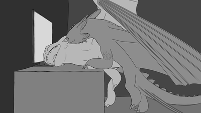 Best Valentines Ever
art by trail-of-scales
Keywords: how_to_train_your_dragon;httyd;night_fury;dragon;male;anthro;M/M;penis;from_behind;anal;holiday;trail-of-scales