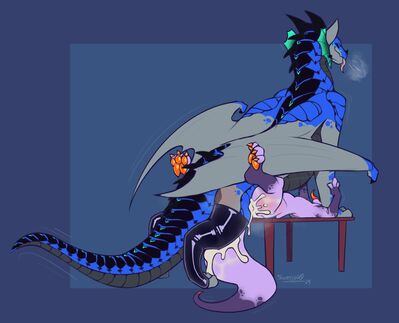 Jinx On Cade (Wings_of_Fire)
art by travesseiro
Keywords: wings_of_fire;dragon;rainwing;male;feral;M/M;penis;missionary;anal;spooge;travesseiro